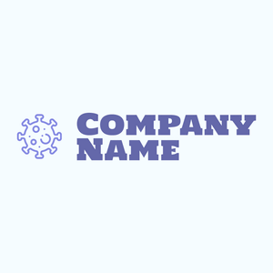 Virus logo on a Alice Blue background - Médicale & Pharmaceutique