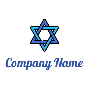 Star of david on a White background - Religión
