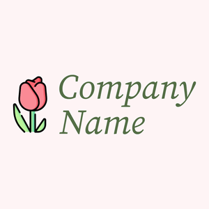 Petals Tulip logo on a Snow background - Environnement & Écologie