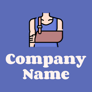 Injury logo on a Chetwode Blue background - Medicina & Farmacia
