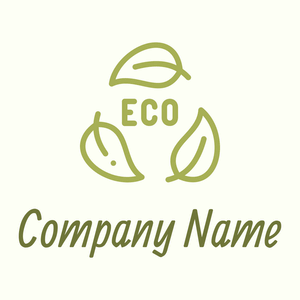 Eco friendly logo on a Ivory background - Caridade & Empresas Sem Fins Lucrativos