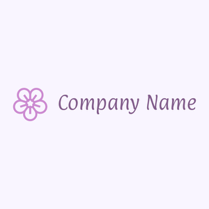 Outlined Violet logo on a Magnolia background - Milieu & Ecologie