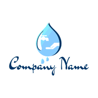 Logo gotas de agua - Limpieza & Mantenimiento Logotipo