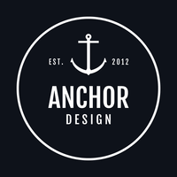 Logo with anchor - Bouw & Gereedschap