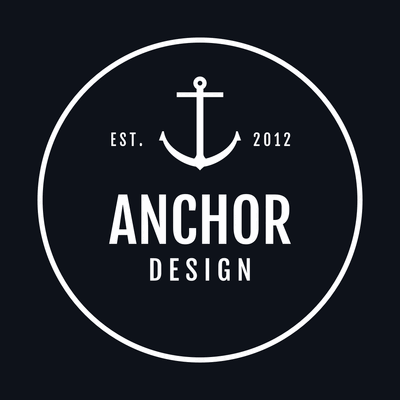 Logo with anchor - Construction & Tools Logo