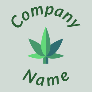 Hemp logo on a Mystic background - Medicina & Farmacia
