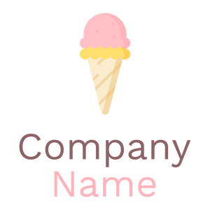 Pink Ice cream on a White background - Essen & Trinken