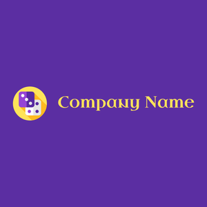 Dices logo on a Purple Heart background - Entretenimento & Artes