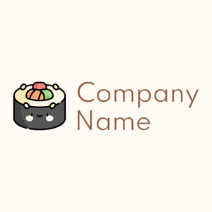 Futomaki logo on a Floral White background - Alimentos & Bebidas