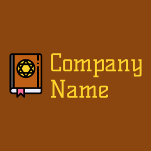 Jewish logo on a Saddle Brown background - Religion et spiritualité