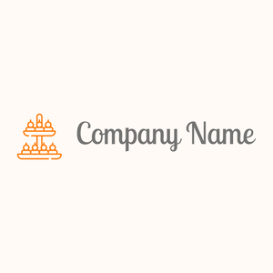 Catering tray logo on a beige background - Essen & Trinken