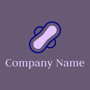 Sanitary pad logo on a Mobster background - Médicale & Pharmaceutique