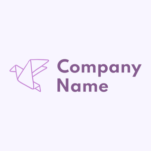 Origami logo on a Magnolia background - Abstracto