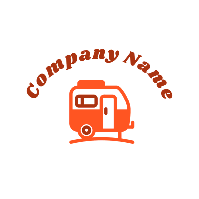 Logo remolque tienda - Viajes & Hoteles Logotipo