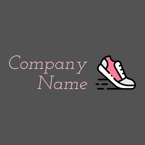 Shoes logo on a Mortar background - Domaine sportif
