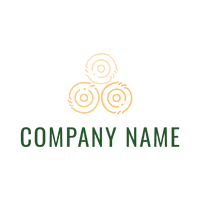 Logotipo pajar minimalista - Agricultura Logotipo