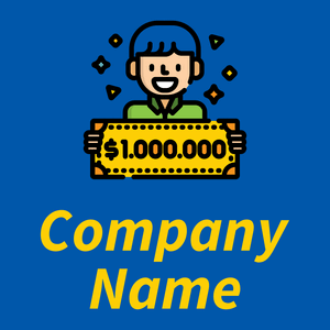 Lottery logo on a Cobalt background - Jogos & Recreação