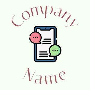Chat logo on a Honeydew background - Communicações