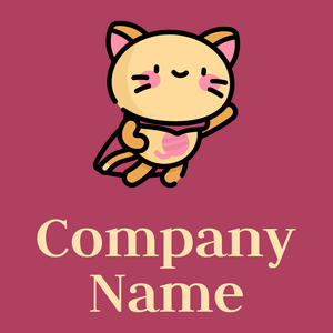 Kitty logo on a Rouge background - Unterhaltung & Kunst