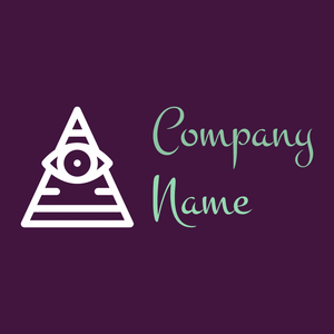 Occult logo on a Blackberry background - Abstrait