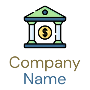 Bank money logo on a White background - Entreprise & Consultant