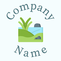 Swamp logo on a Azure background - Landscaping