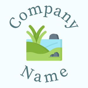 Swamp logo on a Azure background - Medio ambiente & Ecología