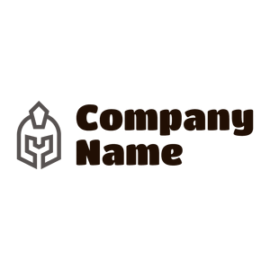 Helmet logo on a White background - Abstrato