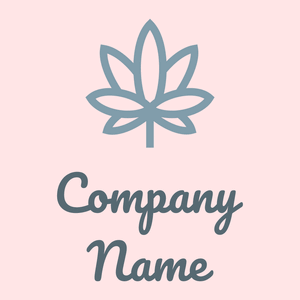 Hemp logo on a Misty Rose background - Medicina & Farmacia