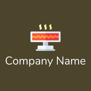 Infrared lamp logo on a Onion background - Médicale & Pharmaceutique