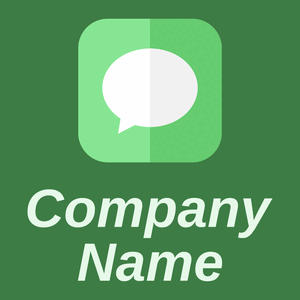 Message logo on a Amazon background - Communicações