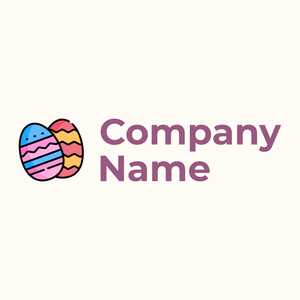 Easter eggs on a Floral White background - Religiosidade