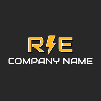 Monogram with lightning bolt - Construction & Tools