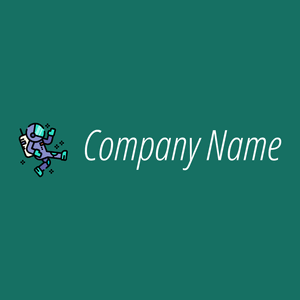 Astronaut logo on a Blue Stone background - Tecnología