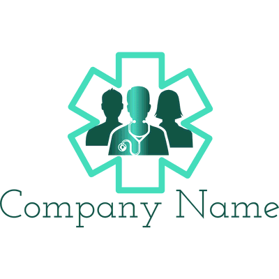 Logotipo del personal médico - Medical & Farmacia Logotipo