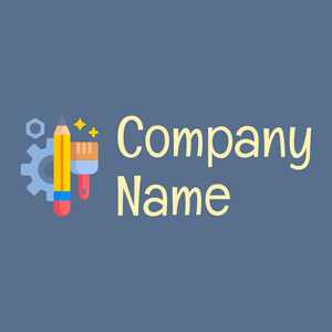 Creative process logo on a Kashmir Blue background - Categorieën