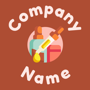 Oil logo on a Vesuvius background - Wellness & Beauty