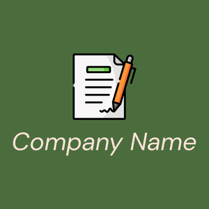 Contract logo on a Fern Green background - Negócios & Consultoria