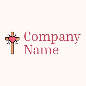 Cross on a Seashell background - Religieus