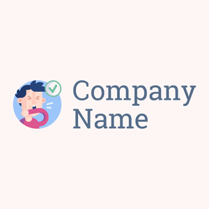 Cough logo on a Snow background - Medical & Farmacia