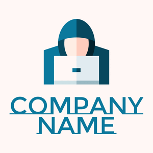 Hacker logo on a Snow background - Internet