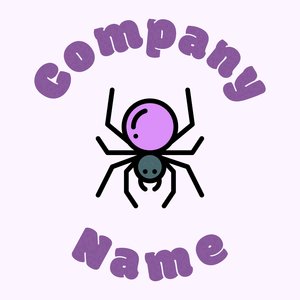 Purple Spider logo on a Magnolia background - Tiere & Haustiere