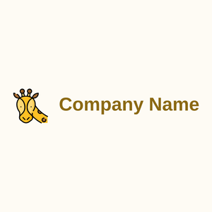 Neck Giraffe on a Floral White background - Tiere & Haustiere