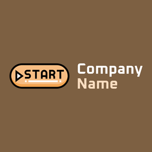 Start button on a Dark Wood background - Spelletjes & Recreatie