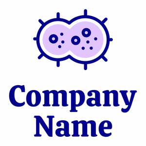 Microorganisms logo on a White background - Médicale & Pharmaceutique