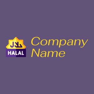 Halal logo on a Kimberly background - Comida & Bebida