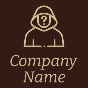 Hacker logo on a Brown Pod background - Internet