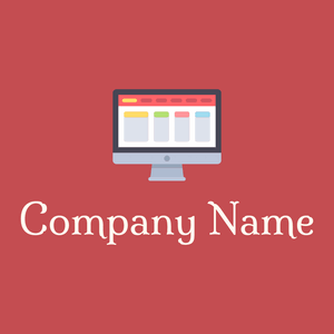 Monitor logo on a Sunset background - Computadora
