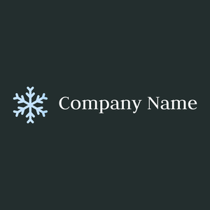 Snowflake logo on a Swamp background - Abstrait