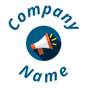 Megaphone logo on a White background - Business & Consulting